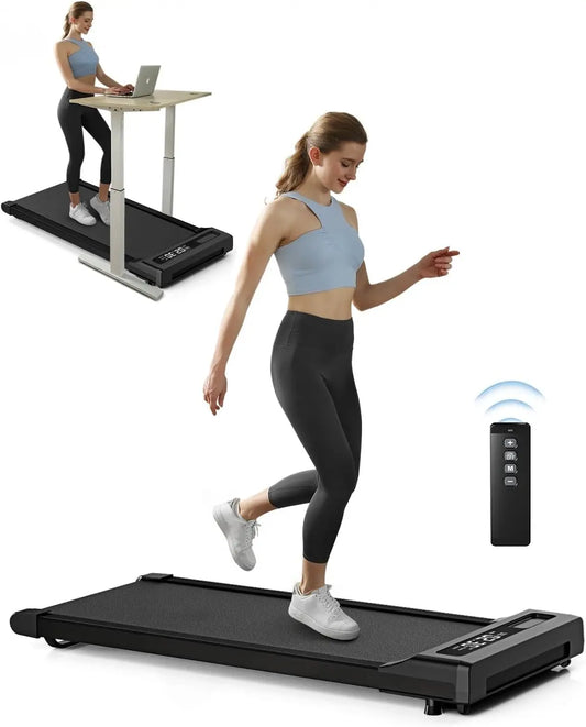 4-in-1 LED Walking Pad: Portable Treadmill for Home & Office